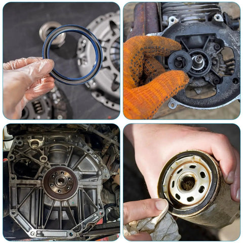 Reliable 25mm X 35mm X 7mm oil seal set for bearings, pumps, and engines installation and use demonstration