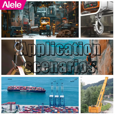 Alele 304 Stainless Steel Grab And Slip Hook Rigging Accessory With Spring Loaded Latch used in various industrial settings for lifting.