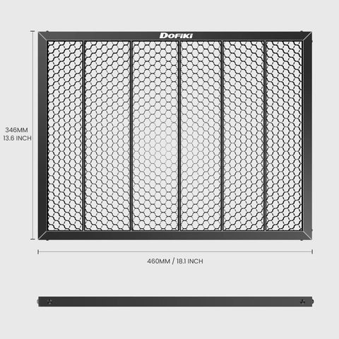 Honeycomb Laser Bed Plate For Falcon A1 And A1 Pro With Aluminum Bottom Panel Top Notch Temperature Shield Precision Support