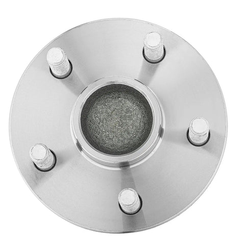 Rear Wheel Bearing And Hub Assembly Pair Fits 2003 2008 Pontiac Vibe, 2003 2008 Toyota Corolla And Matrix, 2000 2005 Celica, 2004 2009 Prius, And 2005 2010 Scion Tc Replacement Ready To Install top view showing 5-bolt flange