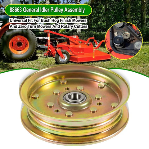 Universal Idler Pulley Assembly Replacement Kit For Bush Hog Finish Mowers Rotary Cutters And Zero Turn Mowers Easy Install