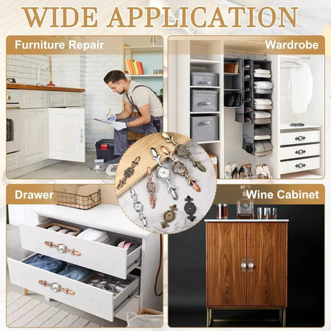 Four Pack Cabinet Backplates In Zinc Alloy Approximately 6.57 Inches Long With Three Sixteenth Inch Single Hole Back Plates for wardrobes