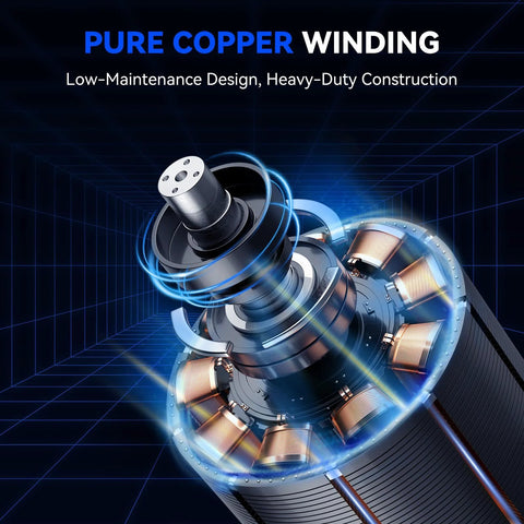 Close-up of copper winding in Heavy Duty Alternator Replacement For 2003-2008 Vibe And 2003-2008 Corolla Matrix 1.8L L4 Engines