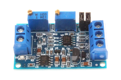 Current To Voltage Converter Module For 4-20mA And 0-20mA Signals With 0-3.3V 0-5V And 0-10V Output Options shown on a circuit board
