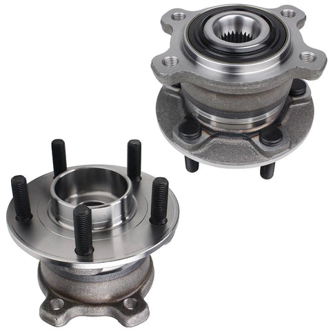 Rear Wheel Bearing And Hub Assembly For AWD Ford Escape 2013 Through 2018 And Lincoln MKC 2015 Through 2019 Two Pack With ABS 5 Lug