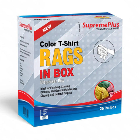 Cotton Color Knit Cleaning Cloths Bulk Pack for Workshops Mechanics Painters and Home Use Multipurpose Washable Reusable Rags