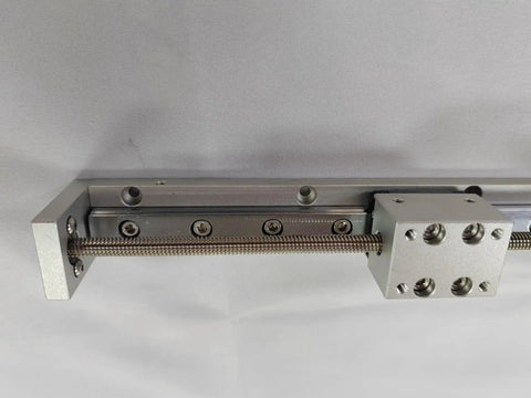 Compact Linear Motion Actuator With Lead Screw And Built In Motor for DIY CNC Router Parts X Y Z Axis Travel 120mm, side view