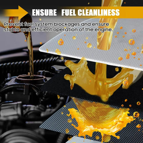 Graphic showing fuel filtration process for Direct Fit Electric Fuel Pump SP9157M Replacement For Toyota Camry 1997 2001 Avalon 1998 1999 Solara 1999 2003 2.2L 2.4L And 3.0L V6 Gas Engines
