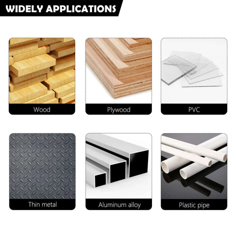 Heavy Duty 13-Piece Bi-Metal Hole Saw Kit With Drill Bits For Thin Metal And Wood, Cutting Diameters From Three Quarters Inch Up To Three Inches, Carbide Tips For Clean Fast Cuts And Durable Zinc Alloy Build dashap applications for cutting wood, plywood, PVC, thin metal, aluminum alloy, plastic pipe