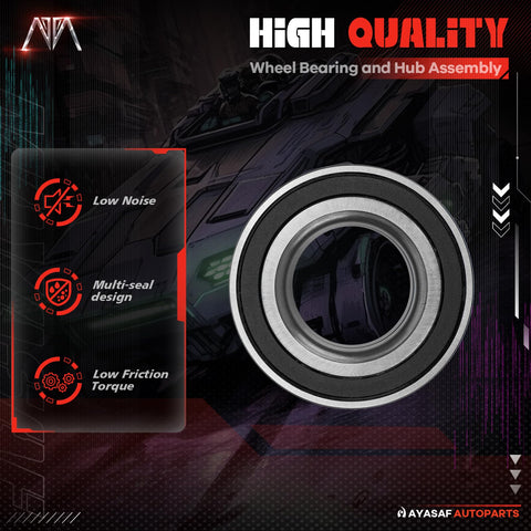 Beefed Up Front Wheel Bearing Hub Assembly Fits Porsche Cayenne XJ Range Rover Evoque Velar Sport Discovery Touareg And More Exact Fit Replacement For SUVs And Crossovers Built To Last; highlighting low noise and friction torque features.