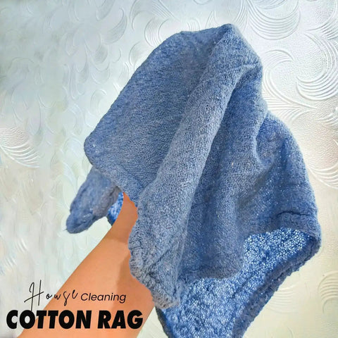 Blue Cotton Shop Towels Pack Of 150 12x14 Inches Absorbent Cleaning Rags Multipurpose Wipes For Auto Garage Home Reusable Lint Free Streak Free Cleaning.