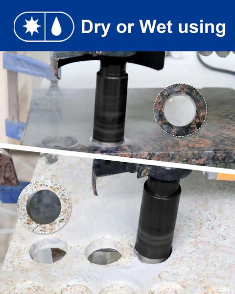 One And A Quarter Inch Diamond Core Drill Bit For Hard Stone And Concrete, 32mm Diameter, Laser Welded, drilling granite and marble