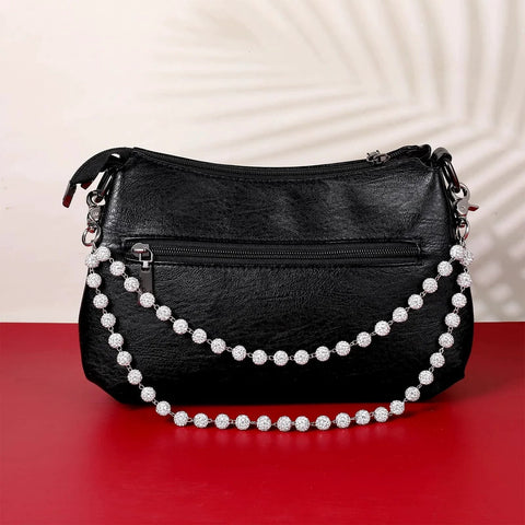 Ceramic Bead Wallet Chain And Waist Chain For Men And Women Bohemian Style on black purse, biker accessory for bags and jeans