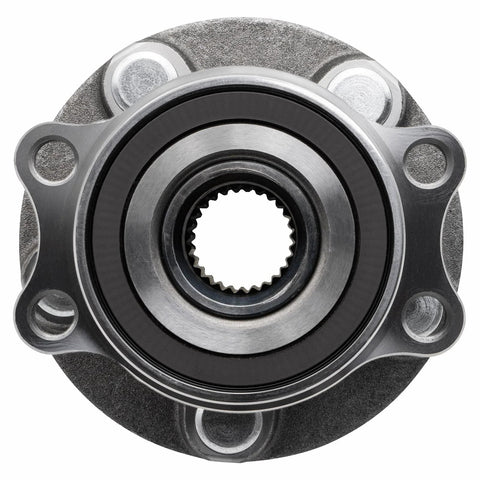 Front view of Rear Wheel Hub Assembly For Subaru Crosstrek 2016 2020 Forester 2014 2018 Impreza 2012 2019 XV Crosstrek 2013 2015 5 Lug AWD Hub Pair Left And Right Replaces 512518