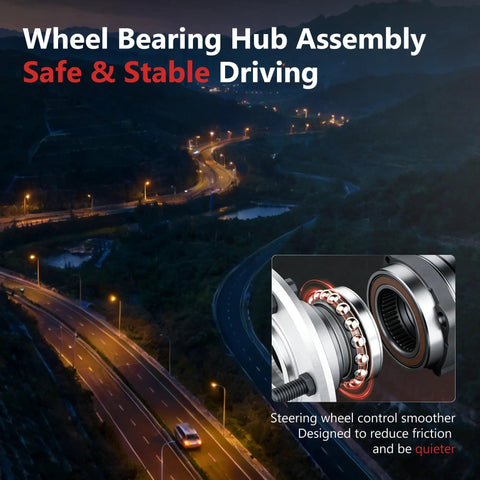Two Piece Front Wheel Bearing And Hub Assembly Fits Hyundai Nexo Sonata Tucson Veloster N And Kia Cadenza Optima Sportage Five Lug