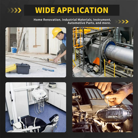 Wide application of 1/4-20 Flat Head Hex Socket Cap Screws Bolts in construction, industrial machinery, medical setup, and automotive repair.