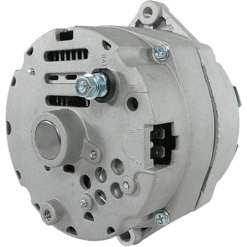 High Output 105 Amp 12 Volt External Fan Alternator Replacement For Chevrolet GMC Buick Oldsmobile Pontiac 1968-1989
