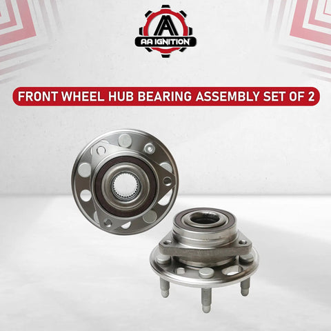 Front Or Rear Wheel Hub Bearing Assembly Set Of 2 For Buick Cadillac Chevrolet GMC Vehicles Fits Lacrosse CTS Equinox Impala Malibu