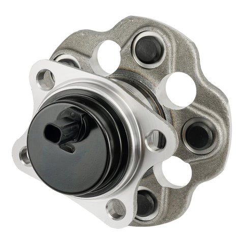 Front view of Rear Wheel Bearing Hub Assembly For Toyota Prius V 2012-2017 And Toyota Mirai 2016-2020 5 Lug With ABS Direct Fit