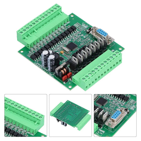 DC 12V Programmable Logic Controller with 2N20MT Industrial Control Board Module and Shell High Speed Pulse Output