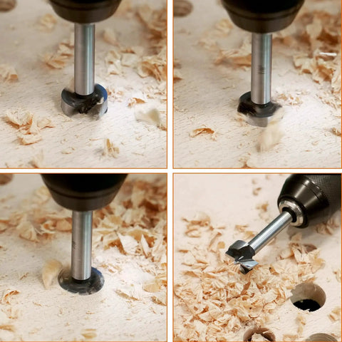 16 Piece Forstner Bit Set For Woodworking Alloy Steel Heat Treated With Ultra Sharp Cutting Teeth drilling plywood
