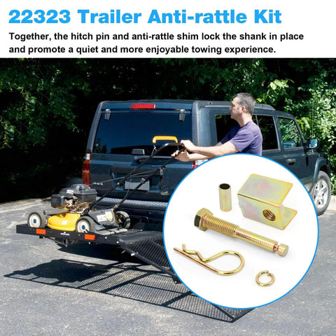 No Sway Anti Rattle Hitch Pin Shim For 2 Inch Trailer Receivers Fits Five Eighth Inch Pin Hole Keeps Ball Mount Tight And Quiet
