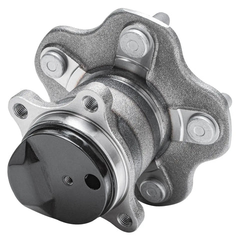 Rear Wheel Bearing And Hub Assembly For Nissan Sentra 2013 2014 2015 2016 2017 2018 2019 5 Lug ABS Compatible FWD Direct Replacement With 4 Bolt Square Flange