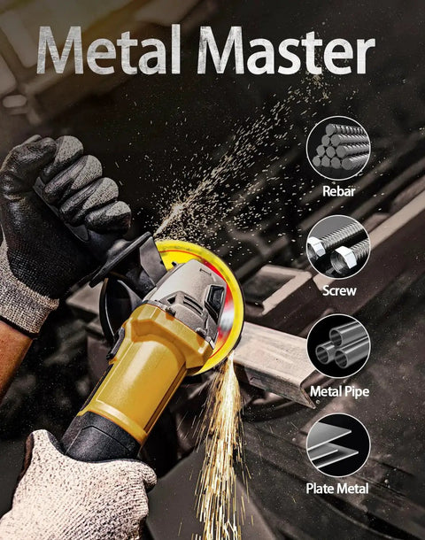 Diamond Metal Cutting Wheel For Angle Grinders 4.5 Inch With 0.875 Inch Arbor Cuts Rebar Stainless Steel Aluminum And Angle Iron Like A Boss 6000 Plus Cuts Durable Electro Plated Diamond Wheel 3 Pack By FIXLTFAST cutting metal with angle grinder