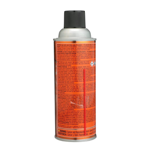 Side view of CRC Knock’er Loose penetrating solvent spray can, 13 oz, orange label