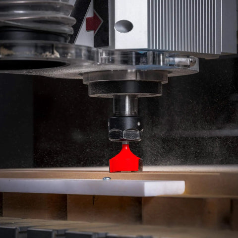 Freud Pro Grade Spoilboard Surfacing and Mortising Bit for CNC, Handheld, and Table Routers, cutting wood, 1.25-inch diameter