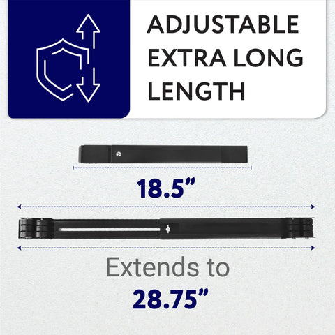 4-pack XL appliance dolly rollers by Amazon, alloy steel, adjustable 18.5–28.75 in with brake