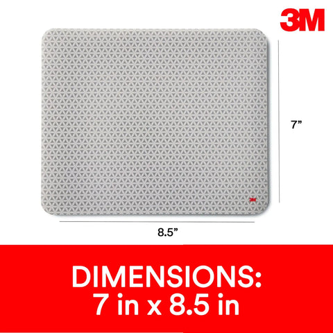 Precise Mouse Pad With Repositionable Adhesive Back For Optical Mice At High Speeds, Ultra Thin 8.5 x 7 Inches, Top View