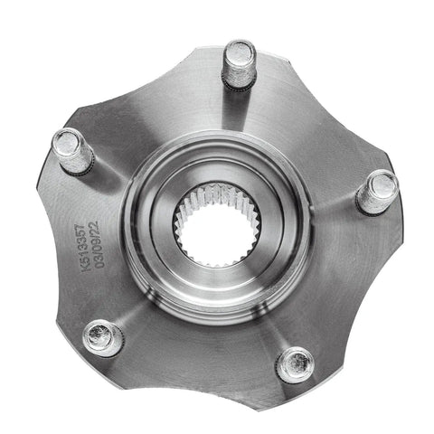Front view of Front Wheel Bearing And Hub Assembly For Nissan Rogue 2014-2023, Qashqai 2017-2018, Rogue Sport 2017-2022