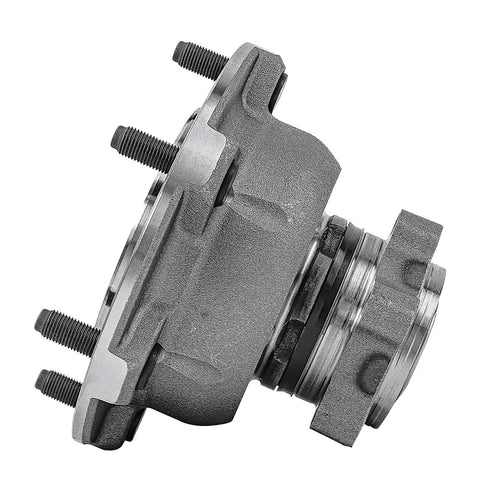 Side view of 2 Front Wheel Bearing and Hub Assembly 6-Lug for Ford Transit 250 2015, Transit 350 2015-2017, and Transit 350 HD 2015-2018