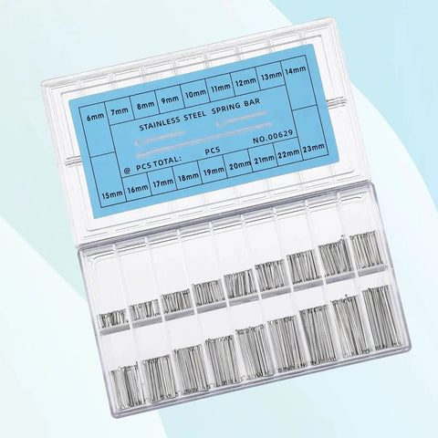 360 Piece Watch Band Pins Kit, Stainless Steel Cotter Pins, Replacement Link Pins For Watch Bands, 18 Sizes, 6 To 23mm