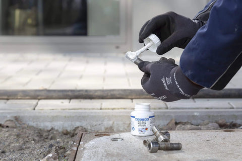 Applying Anti Seize High Tech Metal Free Assembly Paste For Clean DIY And Pro Use NSF Certified Prevents Seizing And Corrosion Safe
