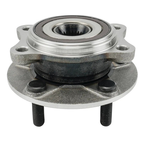 Front view of Front Wheel Bearing And Hub Assembly 513354 For Mazda 3 2014 Through 2018 And Mazda CX 3 2016 Through 2021.