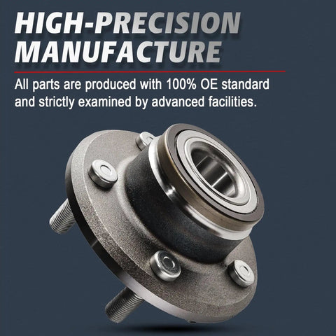 Front Wheel Bearing Hub Replacement For Dodge Challenger Charger Magnum And Chrysler 300 RWD 5 Lug ABS Encoder Drop In Replacement Fits 2005 2014 Models on display