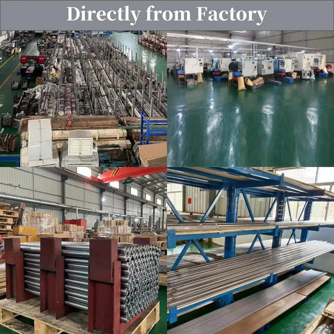 Factory interior showing production lines and storage of Two Pack 12mm By 150mm Linear Motion Guides For 3D Printers CNC DIY.