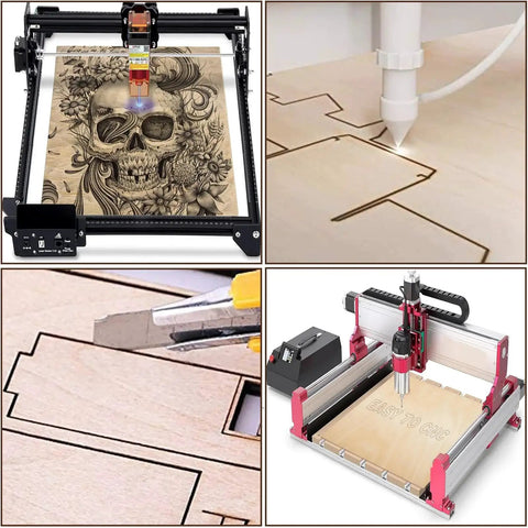 Unfinished Basswood Sheets 25Pcs 150x100x1.5mm Lightweight Craft Wood for DIY Projects Laser Engraving CNC Cutting Pyrography