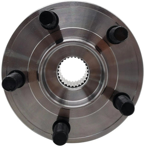 Front view of Wheel Bearing And Hub Assembly For Ford And Lincoln Models Complete Repair Kit With OE Quality Fit Precision Engineered