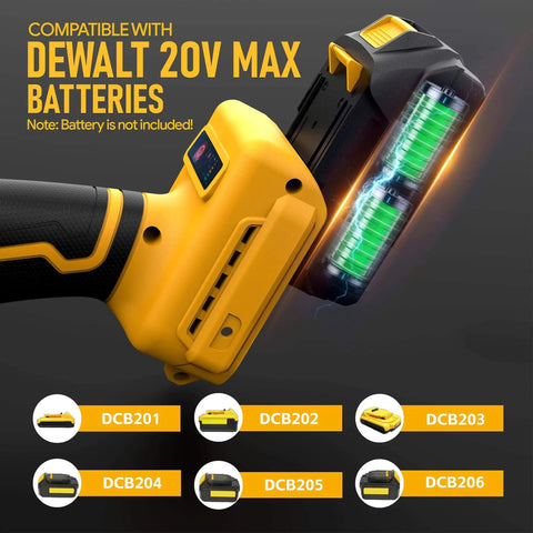 Mini Cordless Circular Saw With Brushless Motor compatibility with DEWALT 20V Max Battery, battery not included
