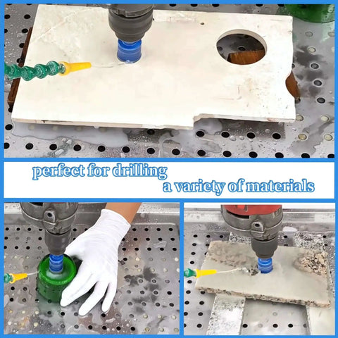 Three Quarter Inch Diamond Core Drill Bits Vacuum Brazed Hole Saw With Pilot Triangle Shank drilling ceramic tile