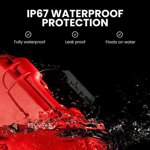 Heavy Duty Waterproof First Aid Box For Survivalists By Nanuk NK 7 Resin Case IP 67 Rated Dustproof Crushproof Floatable Medical Kit Organizer