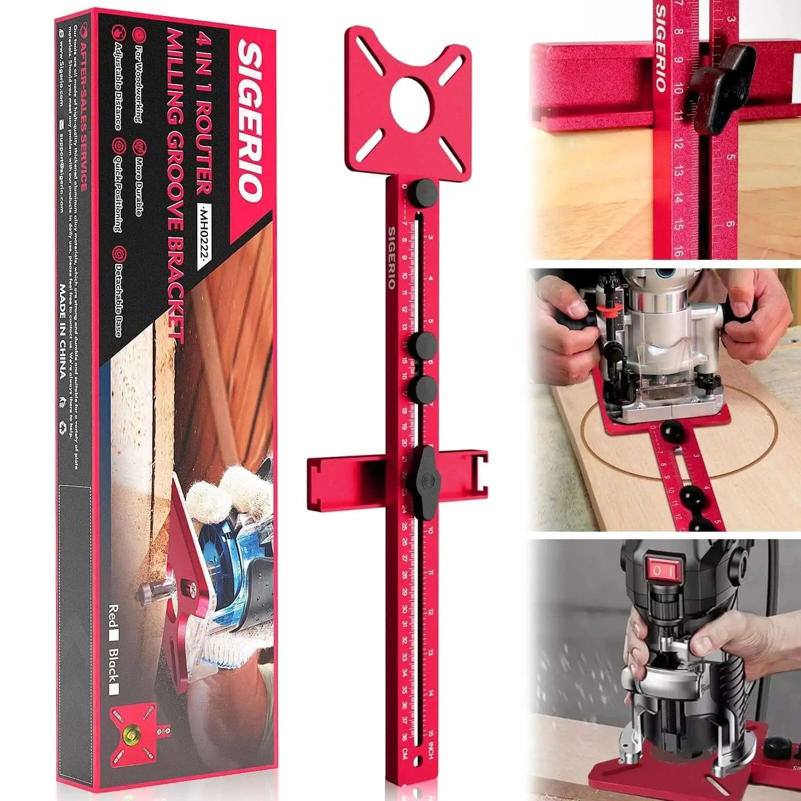 4-in-1 Router Guide for Woodworking - Precise Cuts 🍁