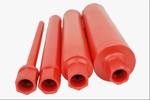 Diamond Wet Core Drill Bit Set For 1 To 4 Inch Holes With One And One Quarter Inch 11 UNC Threaded Core Bits For Concrete