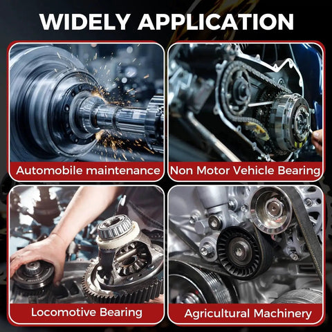 Illustration of 36 In 1 Bearing Puller Kit With Switchable Two Mode Blind Hole Puller And Separator Set applications on vehicles