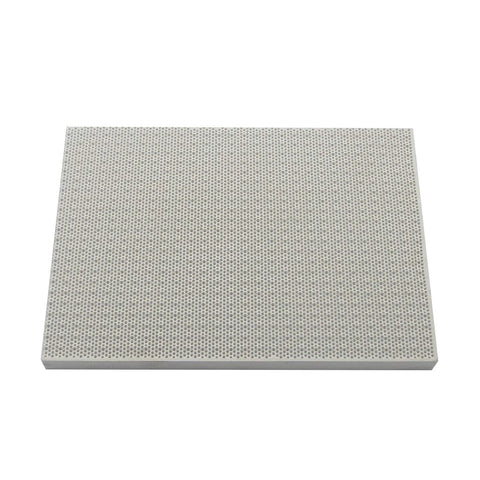 Meter Star heat-resistant ceramic plate, square honeycomb texture, 7.8in x 5.59in x 0.551in