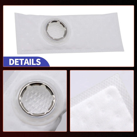 In Tank Fuel Pump Strainer Nylon 31 Micron Filter Compatible With GSS340 GSS317 GSS242 And GSS307 Fuel Pumps Easy Install Direct Fit