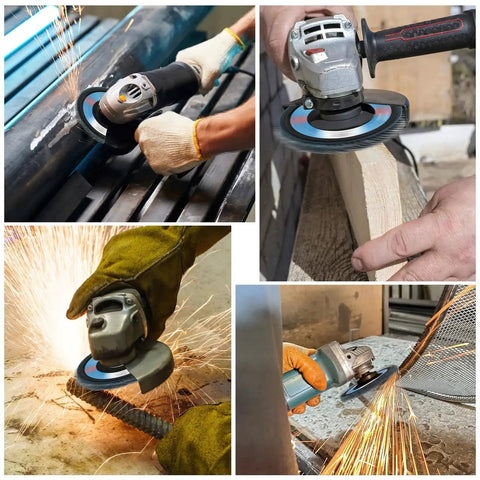 Various uses of 10 Pack Flap Discs 4 And A Half Inch For Angle Grinder 40 Grit Type 29 Zirconia Grinding Discs For Wood And Metal Sanding